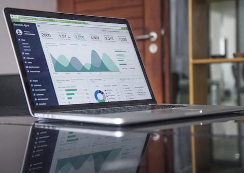 Dashboard de sistema ERP em operação
